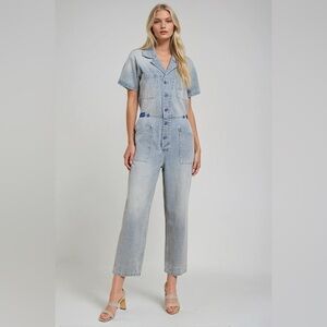 NEW! DENIM UTILITY JUMPSUIT